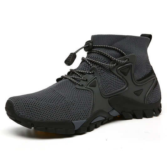 Men's Amphibious High-Top Hiking Shoes for Outdoors