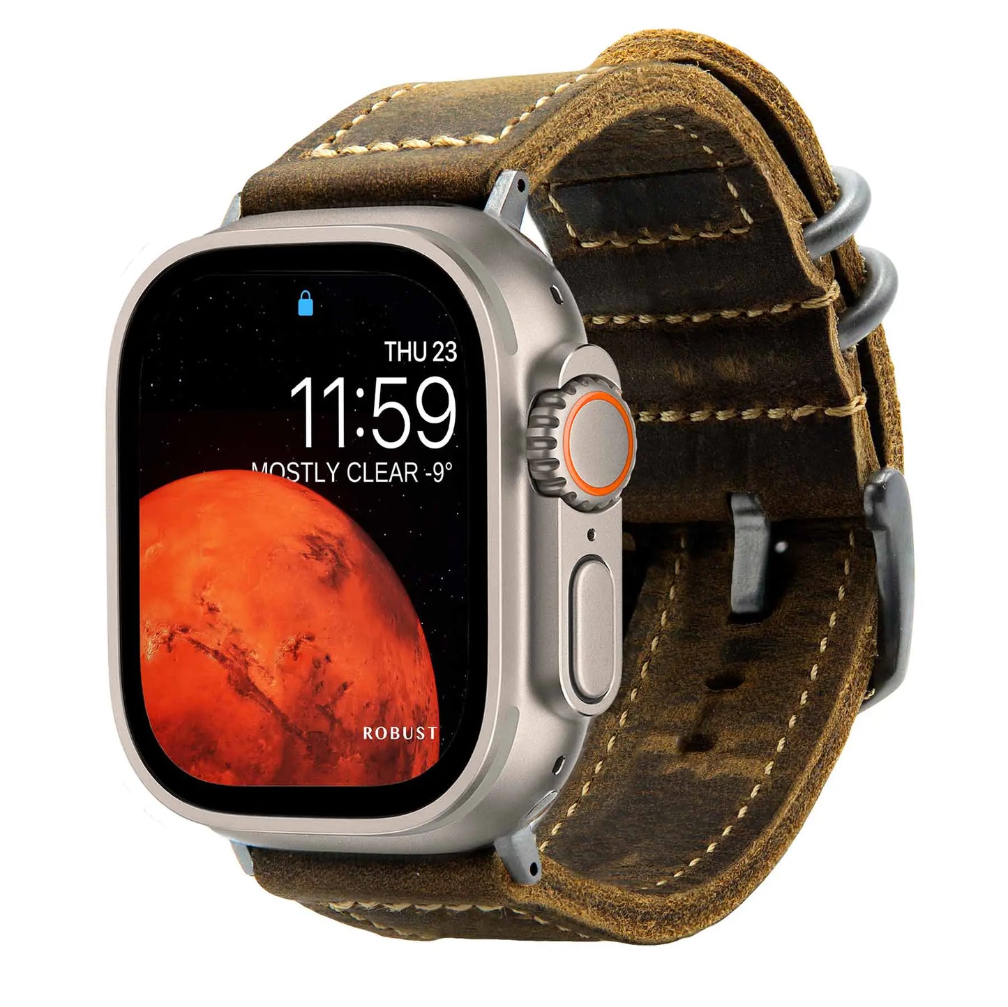Vintage Military Leather Strap