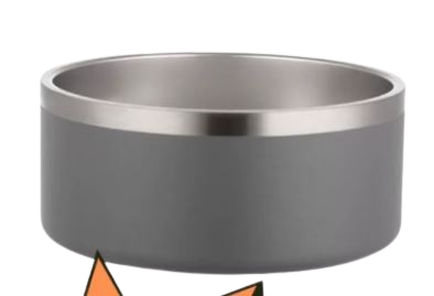 Stainless Steel Dog Bowl Upright Dog Bowl