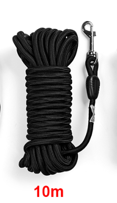 Long Round Rope Dog Leash Made of Strong Nylon