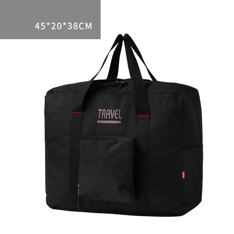 Large Capacity Foldable Canvas Travel Bag for Men & Women