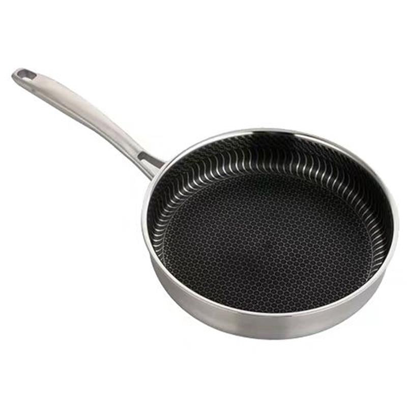 304 Stainless Steel Non-Stick Frying Pan for Breakfast