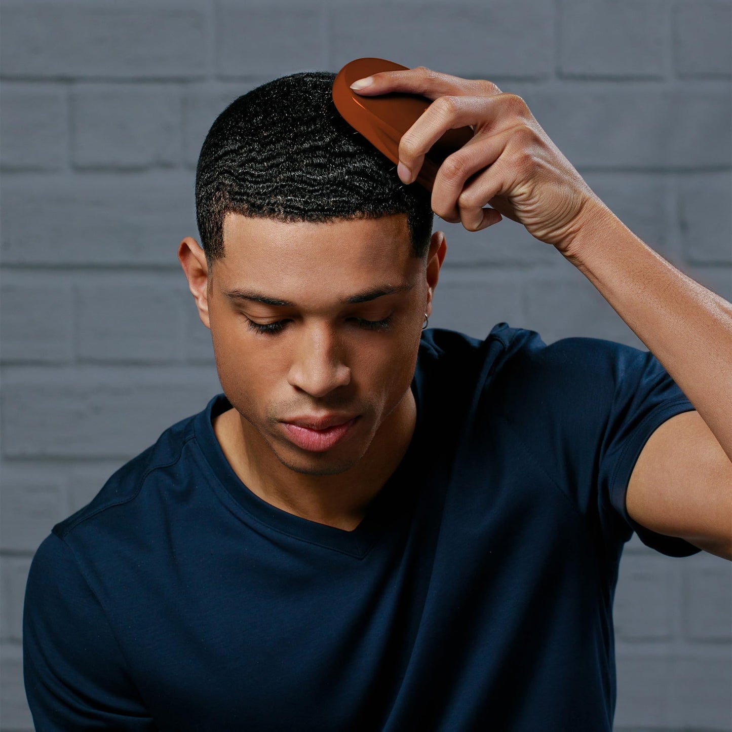 Diane Premium 100% Boar Bristle Military Wave Brush for Men and Barbers – Medium Bristles for Thick Coarse Hair – Use for Detangling, Smoothing, Wave Styles, Soft on Scalp, Restores Shine Military Brush