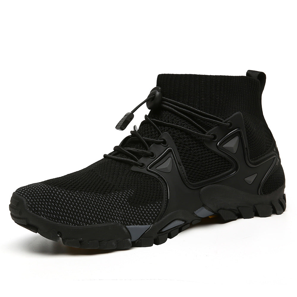 Men's Amphibious High-Top Hiking Shoes for Outdoors